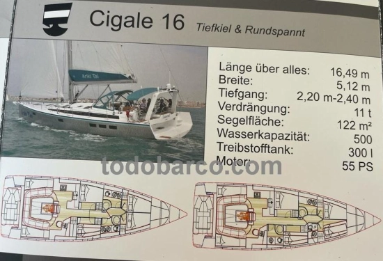 Alubat Cigale 16 preowned for sale