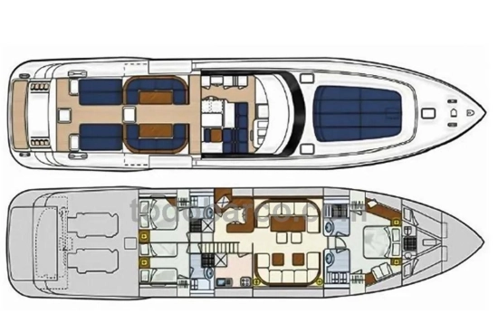 Mangusta 80 Hard Top de segunda mano en venta