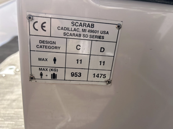 Scarab 255 Platinum usata in vendita