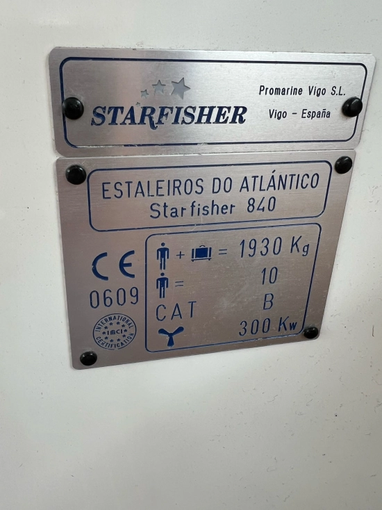 Starfisher 840 preowned for sale
