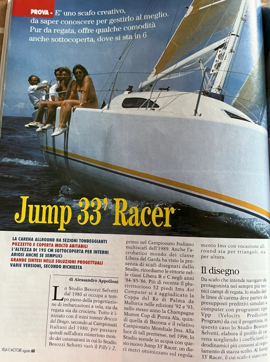 Jump 33 RACER usata in vendita