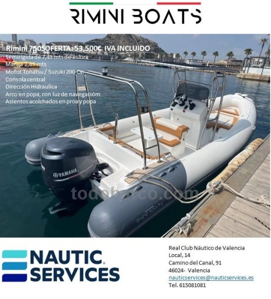 RIMINI BOATS 750S nuevo en venta