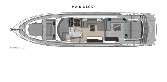 Sunseeker Predator 75 de segunda mano en venta