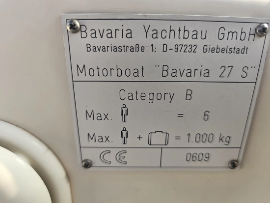 Bavaria Yachts 27 Sport de segunda mano en venta