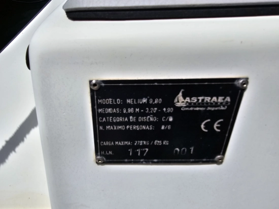 Astraea HELIUM 9.80 usata in vendita