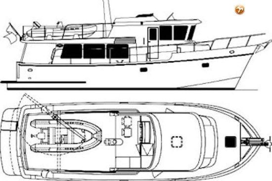 Symbol 45 Pilothouse Trawler gebraucht zum verkauf
