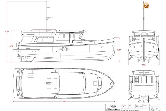 Steeler Explorer 50 Pilothouse de segunda mano en venta