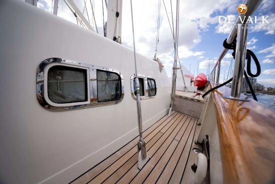 Laurent Giles Motorsailer Steel 23 m usata in vendita