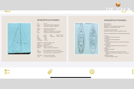 One Off Sailing Yacht 23 m de segunda mano en venta
