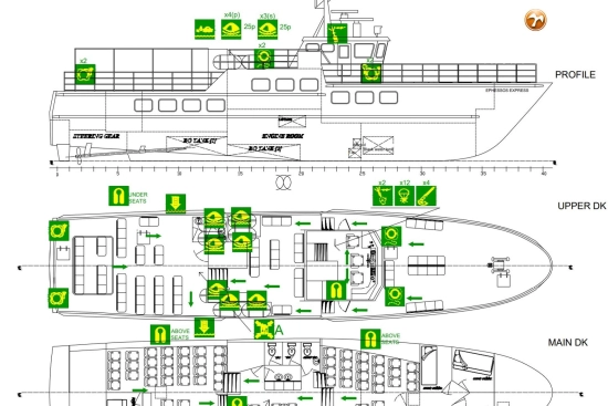 Day Passengers Ship Fjellstrand 26 usata in vendita