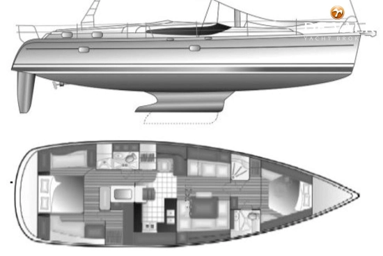 Hunter 50 Center Cockpit usado à venda