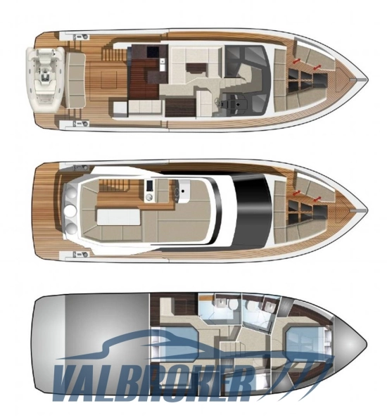 Galeon 460 fly usata in vendita