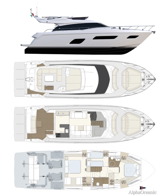 Ferretti 550 de segunda mano en venta