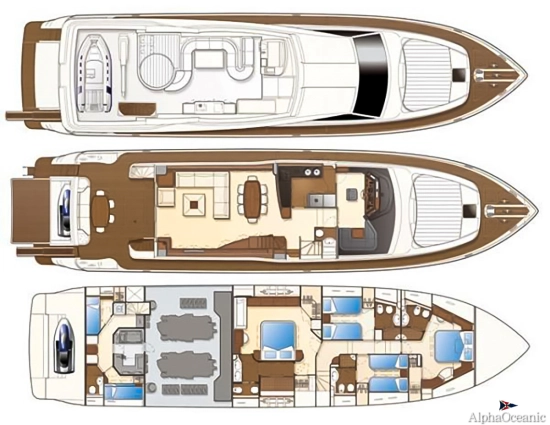 Ferretti 830 de segunda mano en venta