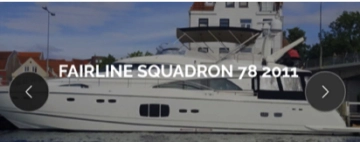 Fairline Squadron 78 usata in vendita
