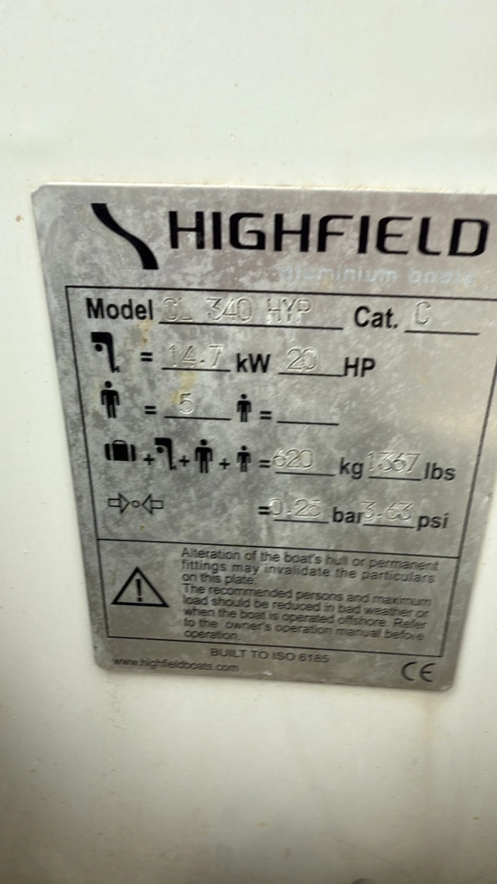 Highfield CL340 HYP de segunda mano en venta