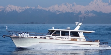 Alaska motor boat 13.70 gebraucht zum verkauf