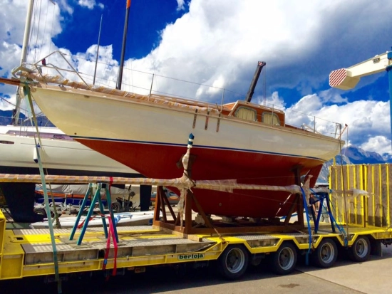 Custom Chris Barca a Vela Cutter Chris usata in vendita