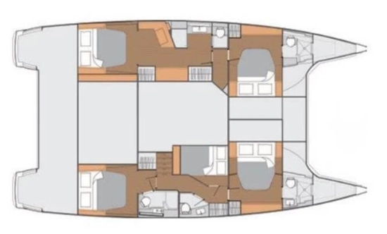 Fountaine Pajot Saba 50 de segunda mano en venta