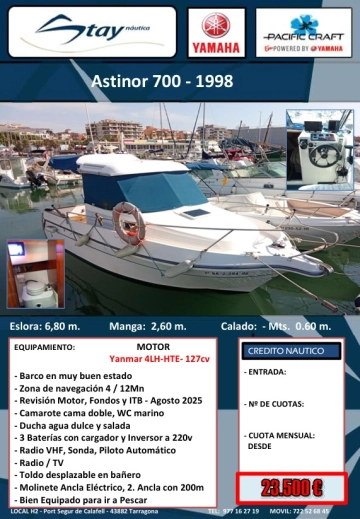 ASTINOR 700 de segunda mano en venta