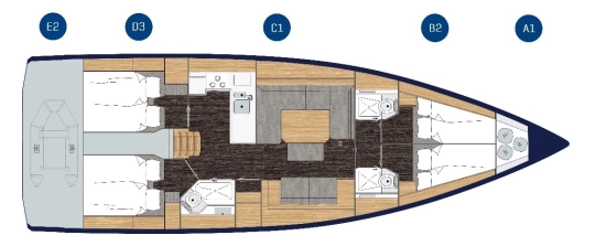 Bavaria Yachts C45 Style 4 Cabin usado à venda