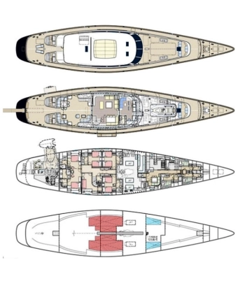 Perini Navi 45M Sloop Navi 45 m Sloop usata in vendita