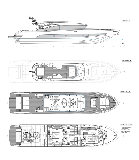 AB Yachts 110 Custom Model nuevo en venta