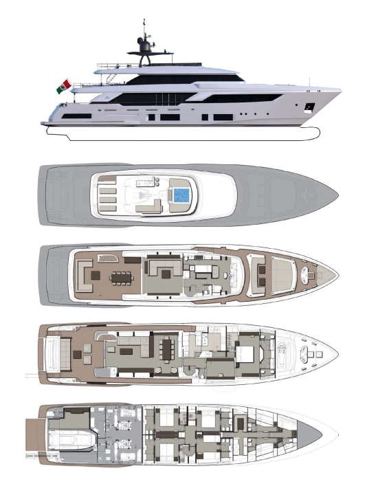 Custom Line Navetta 37 Line Navetta 37 usata in vendita