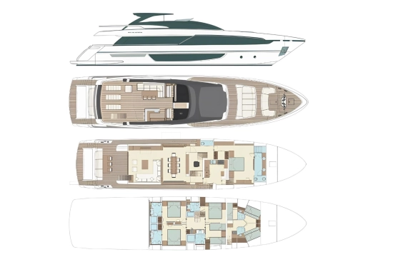 Riva 100 Corsaro novos à venda