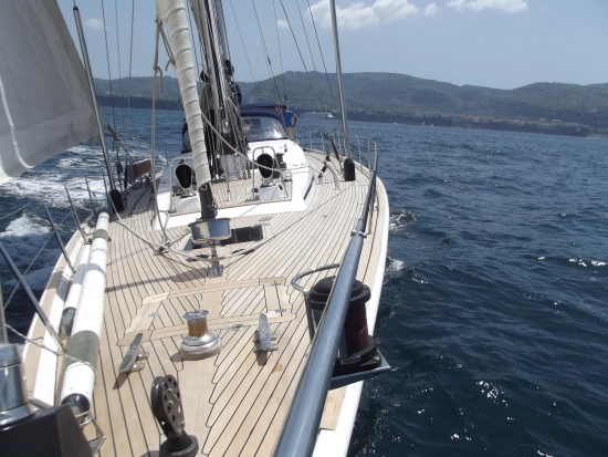 Custom cutter rigged German Frers 82 Aluminium usata in vendita
