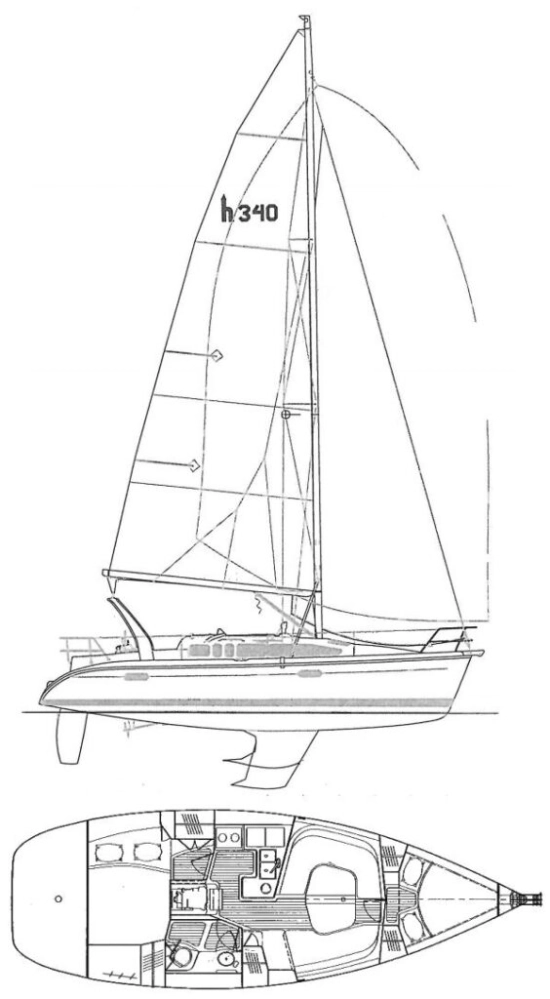 Hunter 340 de segunda mano en venta