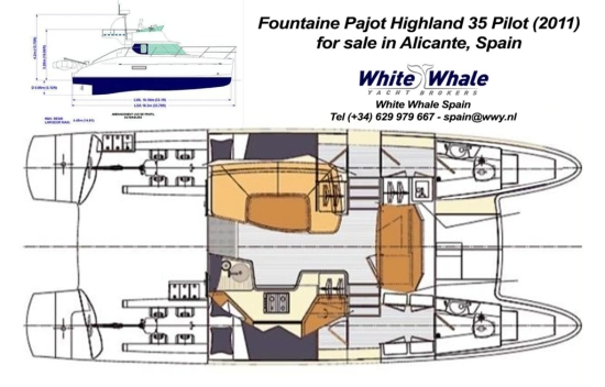 Fountaine Pajot Highland 35 usado à venda