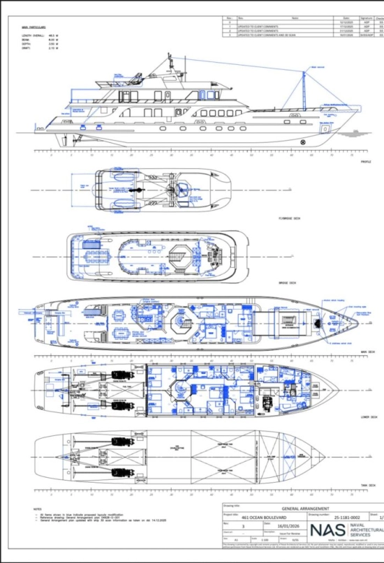 Donge Explorer Long Range Yacht 48 m usado à venda