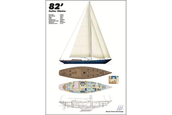 Marcelo Penna Classic Cutter 25 m usata in vendita