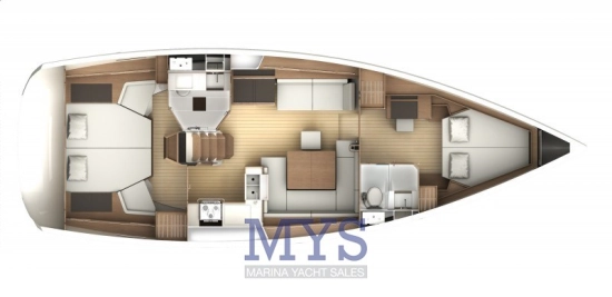 Jeanneau Sun Odyssey 44 DS de segunda mano en venta