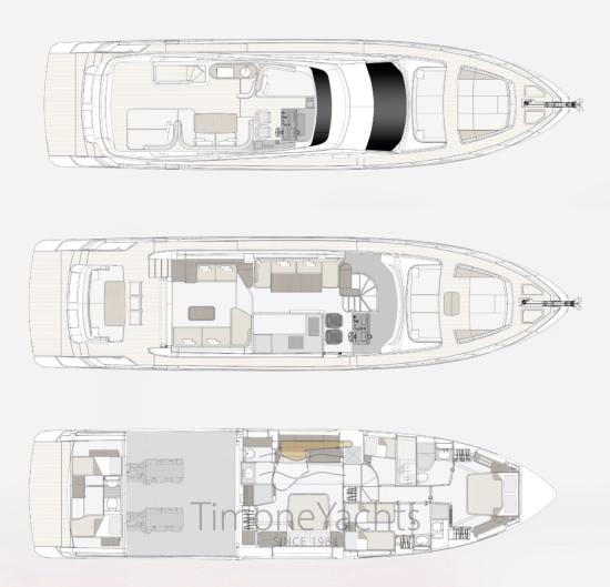 Azimut 68 flybridge usata in vendita