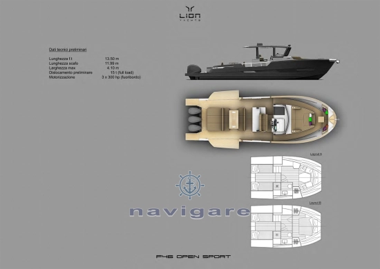 Lion Yachts F46 SPORT Open nuevo en venta