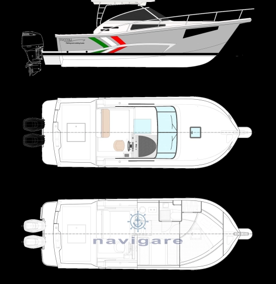 Tuccoli Marine T280 FUORIBORDO novos à venda