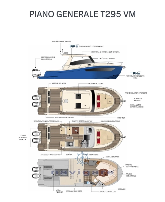 Tuccoli Marine T295 VM MONTECRISTO usado à venda