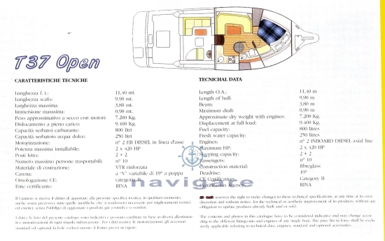 Cantiere Gregorini di MAX 37 OPEN usata in vendita