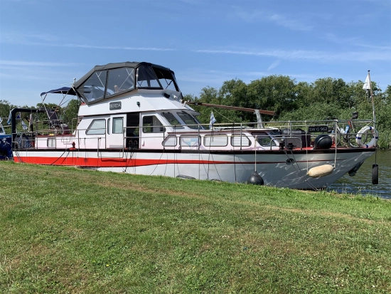 Werft Haßmersheim 15 m Stahlmotoryacht usado à venda