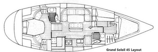 Cantiere del Pardo Grand Soleil 45 de segunda mano en venta