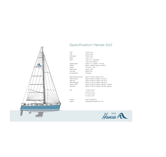 Hanse 342 usado à venda