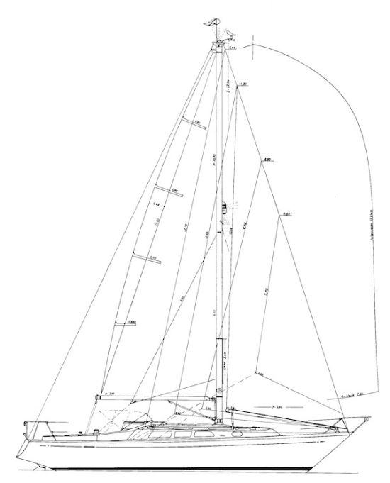 Asmus KG Yachtbau Hanseat 70 usado à venda