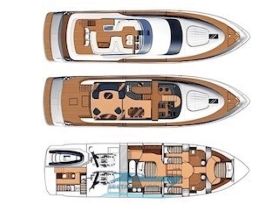 Fairline Squadron 74 de segunda mano en venta