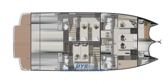 Prestige M48 CATAMARANO A MOTORE novos à venda