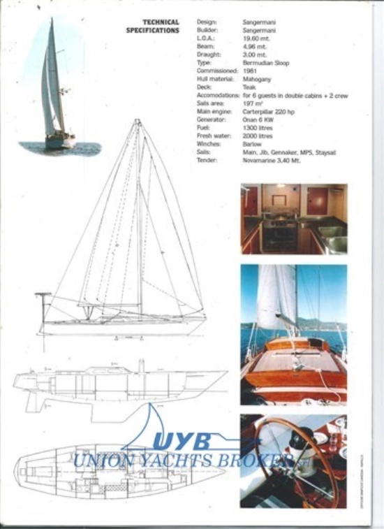 Sangermani Bermudian Sloop 19.60 de segunda mano en venta