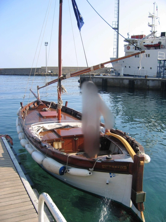 Custom IN LEGNO A VELA LATINA usata in vendita