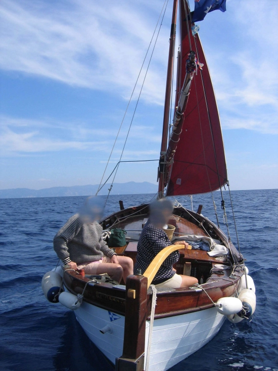 Custom IN LEGNO A VELA LATINA usata in vendita
