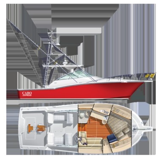 Cabo Yachts 32 Express Tuna Tower usata in vendita